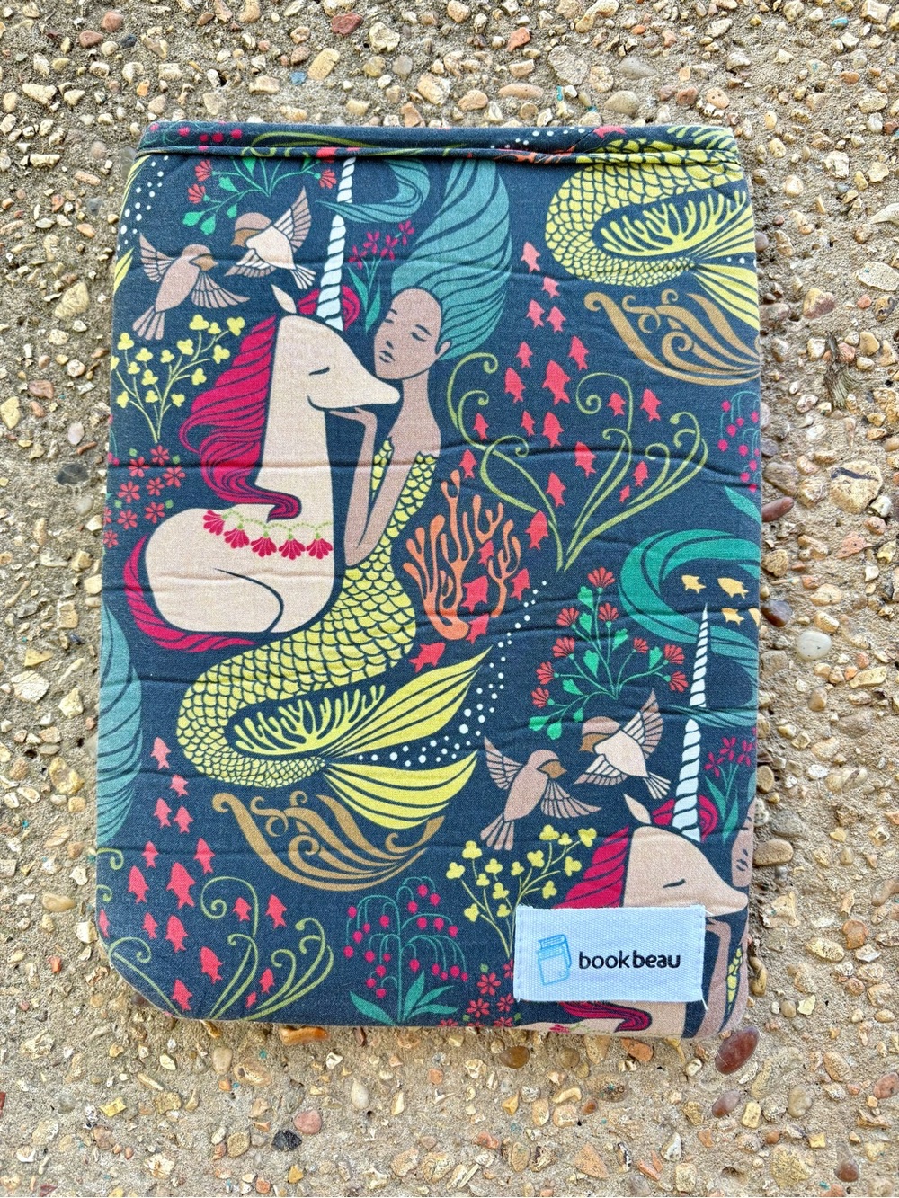 Owlcrate BookBeau Mermaid & Unicorn Book Sleeve - A